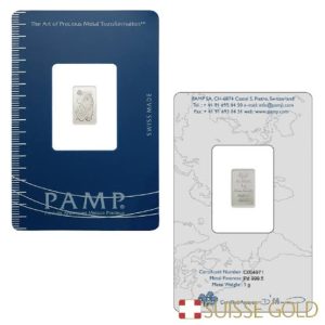 PAMP 1g Palladium Fortuna Bar (1g)