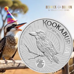 Perth Mint 2025 Australian Kookaburra 1oz Silver Coin in Capsule (1oz)