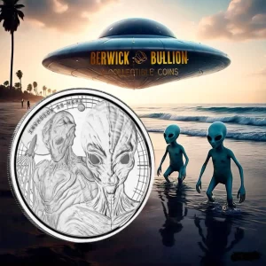 2023 Ghana Alien 1oz Silver Coin in Capsule (1oz)