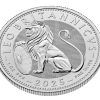 The Royal Mint British Lion 2025 UK 1oz Silver Bullion Coin in Tube (25oz) - Image 2