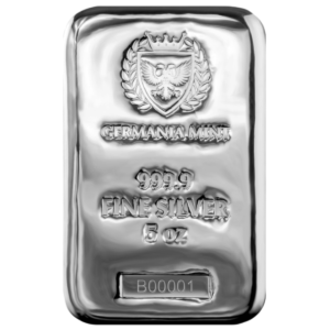 Germania Mint 5oz Silver Cast Bar
