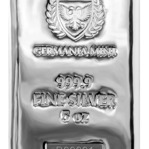 Germania Mint 5oz Silver Cast Bar