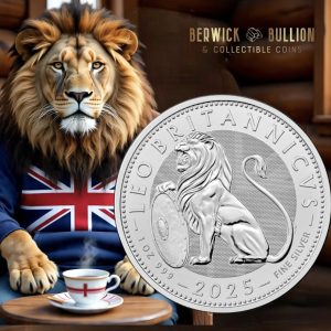 The Royal Mint British Lion 2025 UK 1oz Silver Bullion Coin in Capsule (1oz)