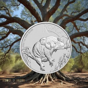 Perth Mint 2022 Australian Koala 1oz Silver Coin in Capsule (1oz)