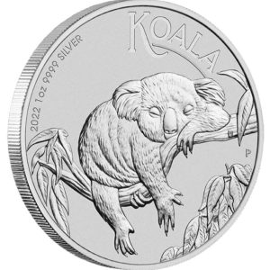 Perth Mint 2022 Australian Koala 1oz Silver Coin in Roll (20oz)