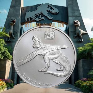 2023 Jurassic Park 30th Anniversary 1oz Silver Coin in Capsule (1oz)