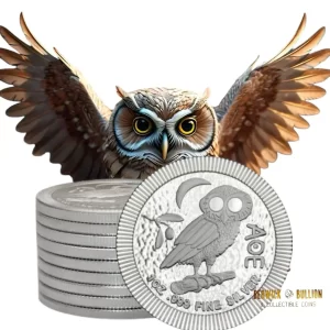 2022 New Zealand Mint Niue Athenian Owl 1oz Silver Coin in Capsule (1oz)