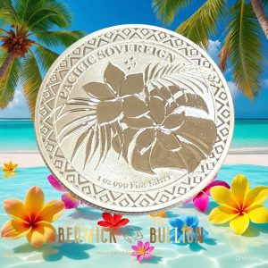 New Zealand Mint 1oz Pacific Sovereign Silver Coin in Capsule (1oz)