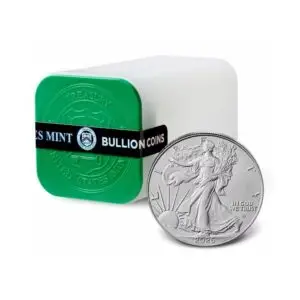 US Mint 1oz American Silver Eagle (Type 2) Coin in Tube (20oz)