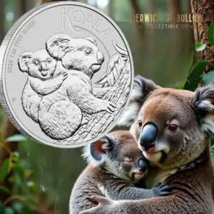 Perth Mint 2023 Australian Koala 1oz Silver Coin in Capsule (1oz)