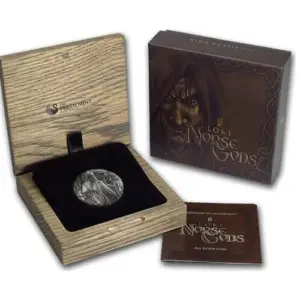 2016 Perth Mint Norse Gods Loki 2oz Silver Proof Coin