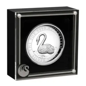 Perth Mint 2021 Australian Swan 5oz Silver Proof High Relief Coin