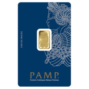 PAMP 2.5g Gold Minted Fortuna Bar