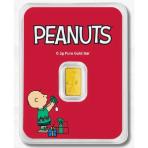 PAMP Snoopy & Charlie Brown Peanuts 0.5g Gold Bar