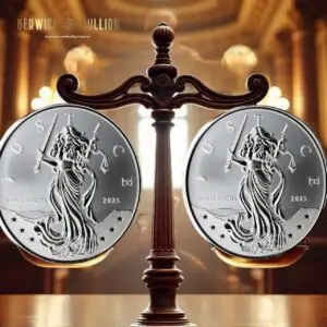 Scottsdale Mint 2025 Niue Lady Justice 1oz Silver Coin in Capsule (1oz)