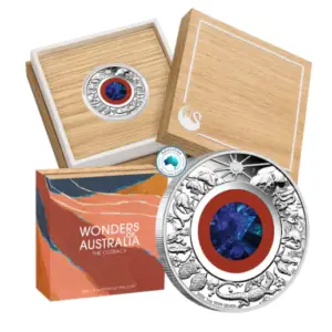 Perth Mint 2026 Wonders of Australia – The Outback 1oz Silver Proof Opal Coin