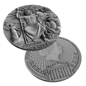 2016 Jupiter Roman Gods 2oz Silver Proof Coin