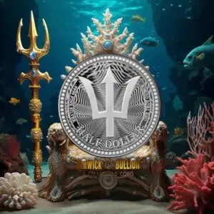 Scottsdale Mint 2025 Barbados Trident 1oz Silver Coin in Capsule (1oz)