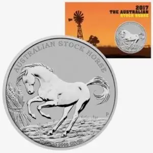 2017 Perth Mint The Australian Stock Horse 1oz Silver Coin