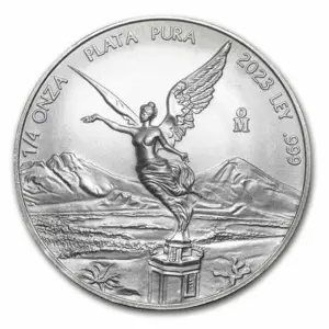 2023 Mexican Libertad 1/4oz Silver Bullion Coin Tube - 25 Coin Tube (6.25oz)