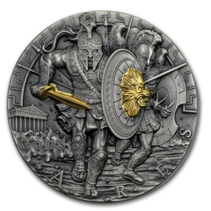 2017 ARES God of War “Gods” Series 2oz Silver Proof Coin