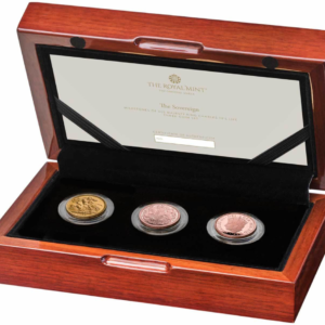 2023 The Royal Mint Sovereign Milestones of His Majesty King Charles III – 3 Coin Set