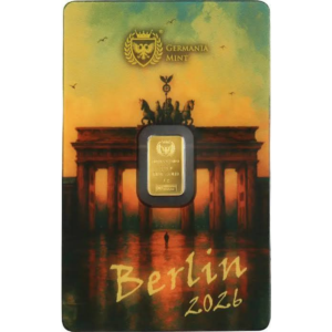 Germania Mint 1g Gold Minted Bar - 2026 World Money Fair (WMF)
