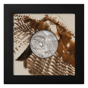 2023 Mongolia Wild Mongolia Falcon 1oz Silver Proof Coin