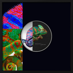 2023 Cook Islands Eclectic Nature – Chameleon 1oz Silver Proof Coin