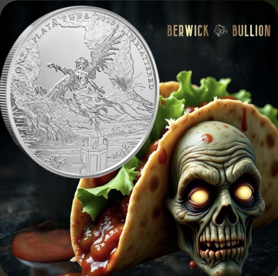 Zombucks World Libertattered 1oz Silver Round in Capsule (1oz)
