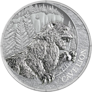 2026 Republic of Liberia Megafauna: Cave Lion 1oz Silver Bullion Coin
