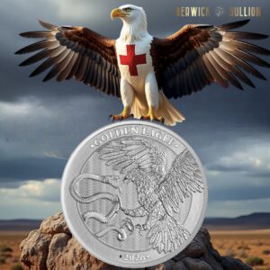 Germania Mint 2026 Malta Golden Eagle 5 Euro 1oz Silver Coin in Capsule (1oz)