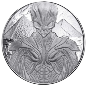 Scottsdale Mint 2025 Samoa Alien Architects 5oz Silver Coin