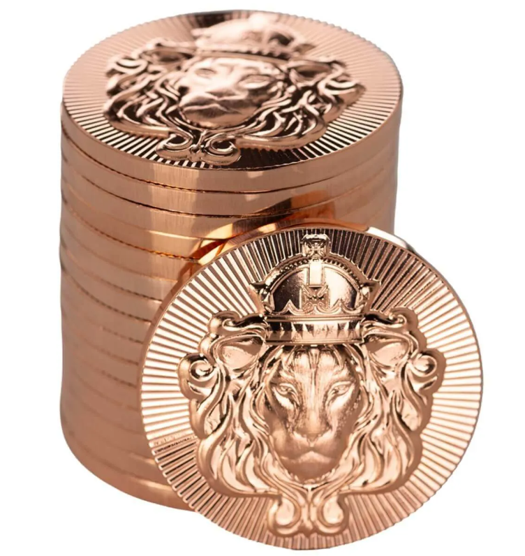 Scottsdale Mint Lion Stacker® 1oz Copper Round in Tube (20oz)