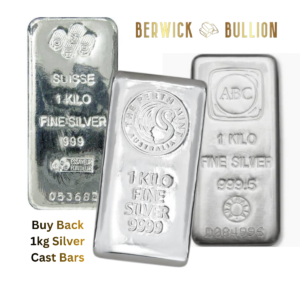 Buy Back 1kg Silver Cast Bars