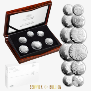 Royal Australian Mint 2025 Six-Coin Fine Silver Proof Year Set