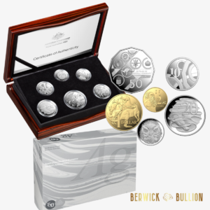 Royal Australian Mint 2026 60th Anniversary of Decimal Currency Six-Coin Fine Silver Proof Year Set