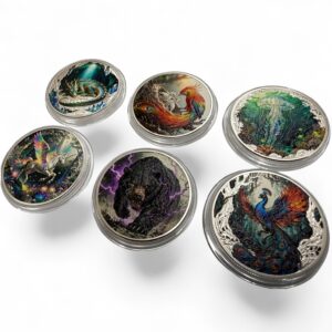 Mythical & Nature 1oz Colourised Copper Round Set (6 Designs)