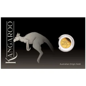 Perth Mint Mini Roo 2026 0.5g Gold Proof Coin in Card