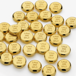 1/4oz Gold Cast Bullion Bar