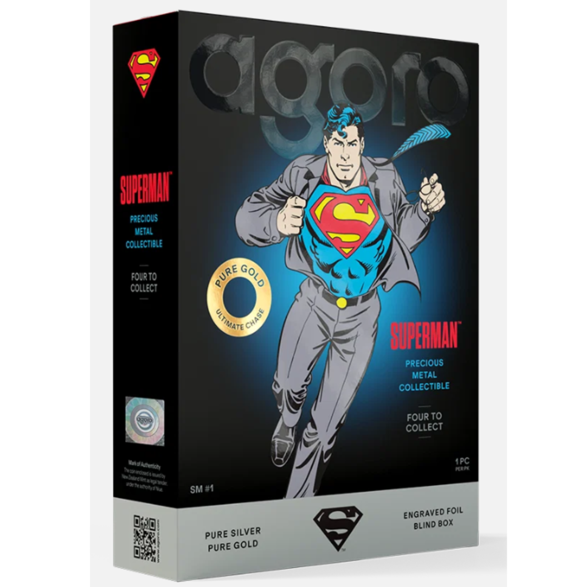 Agoro DC Superman™ Blind Box 5g Silver Foil