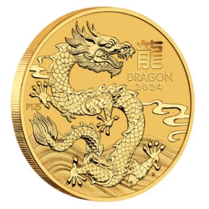 Perth Mint 2024 Year of the Dragon 1/4oz Gold Bullion Coin