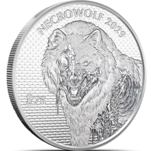 Zombucks World Necrowolf 1oz Silver Round in Tube (20oz)