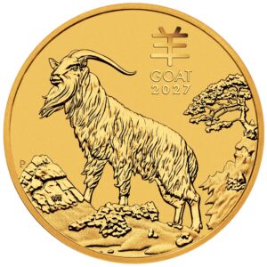 Perth Mint 2027 Year of the Goat 1/20oz Gold Bullion Coin **IN STOCK**