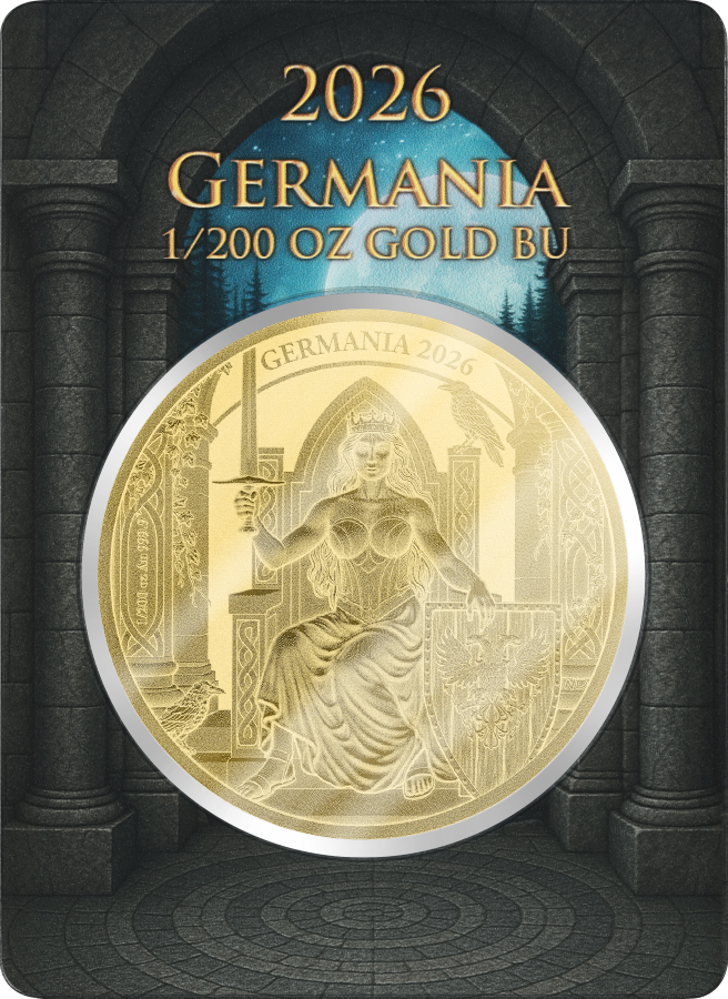 Germania Mint 2026 Germania 1/200oz Gold Bullion Coin