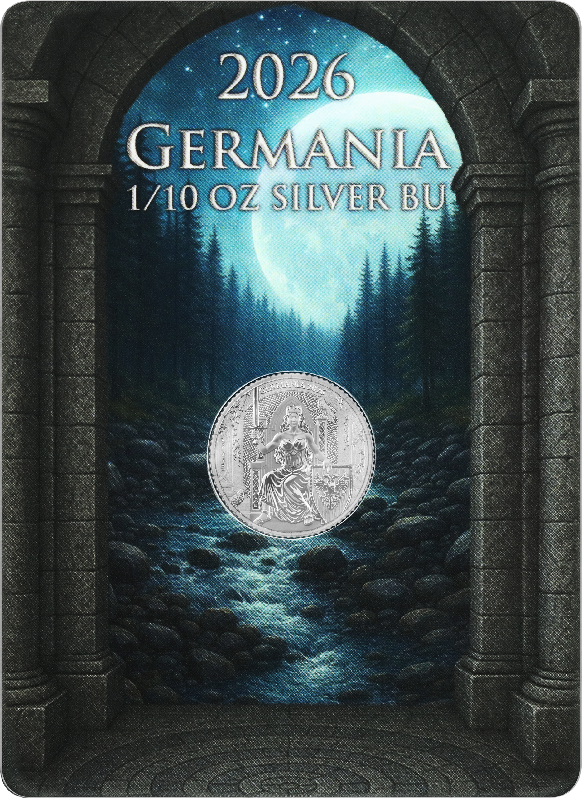 Germania Mint 2026 Germania 1/10oz Silver Bullion Coin