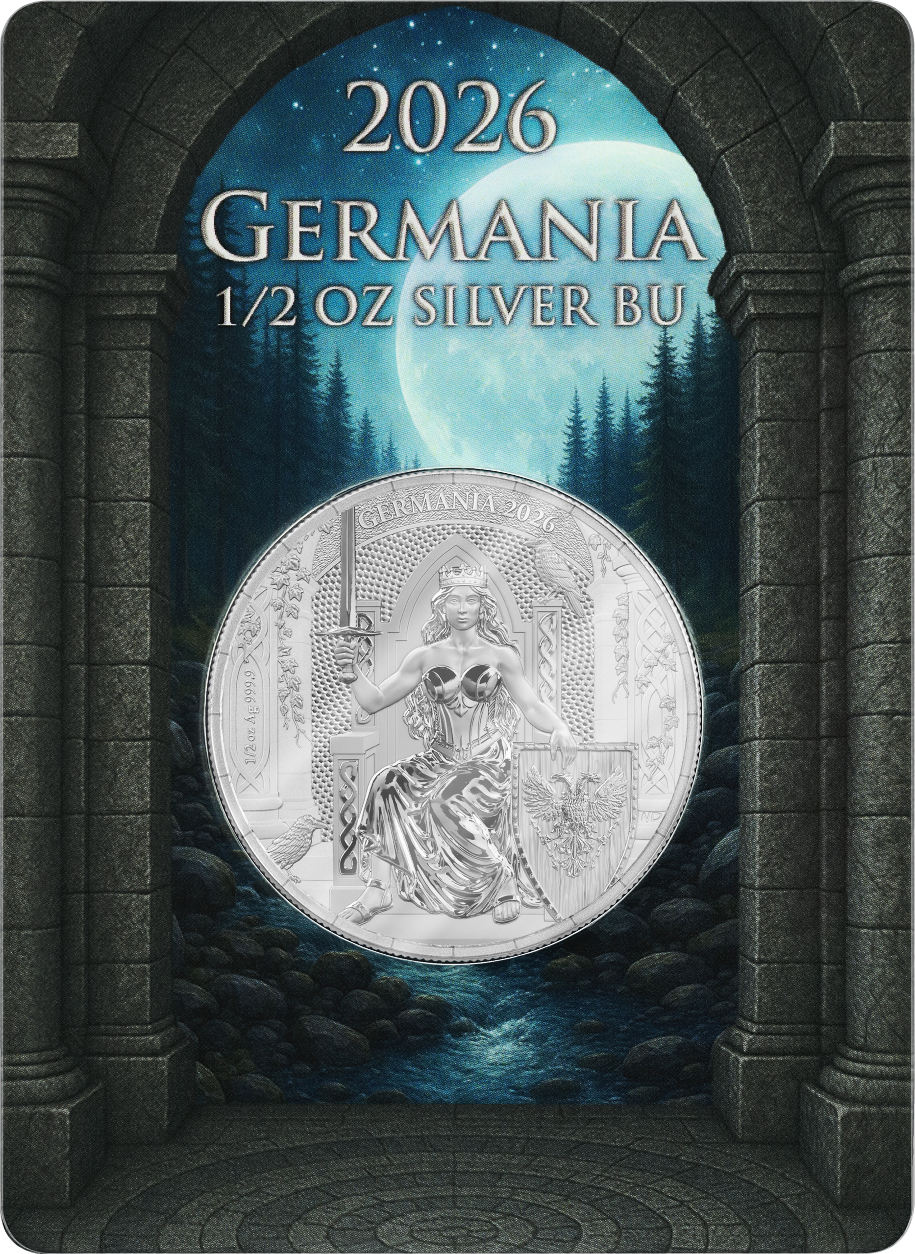 Germania Mint 2026 Germania 1/2oz Silver Bullion Coin