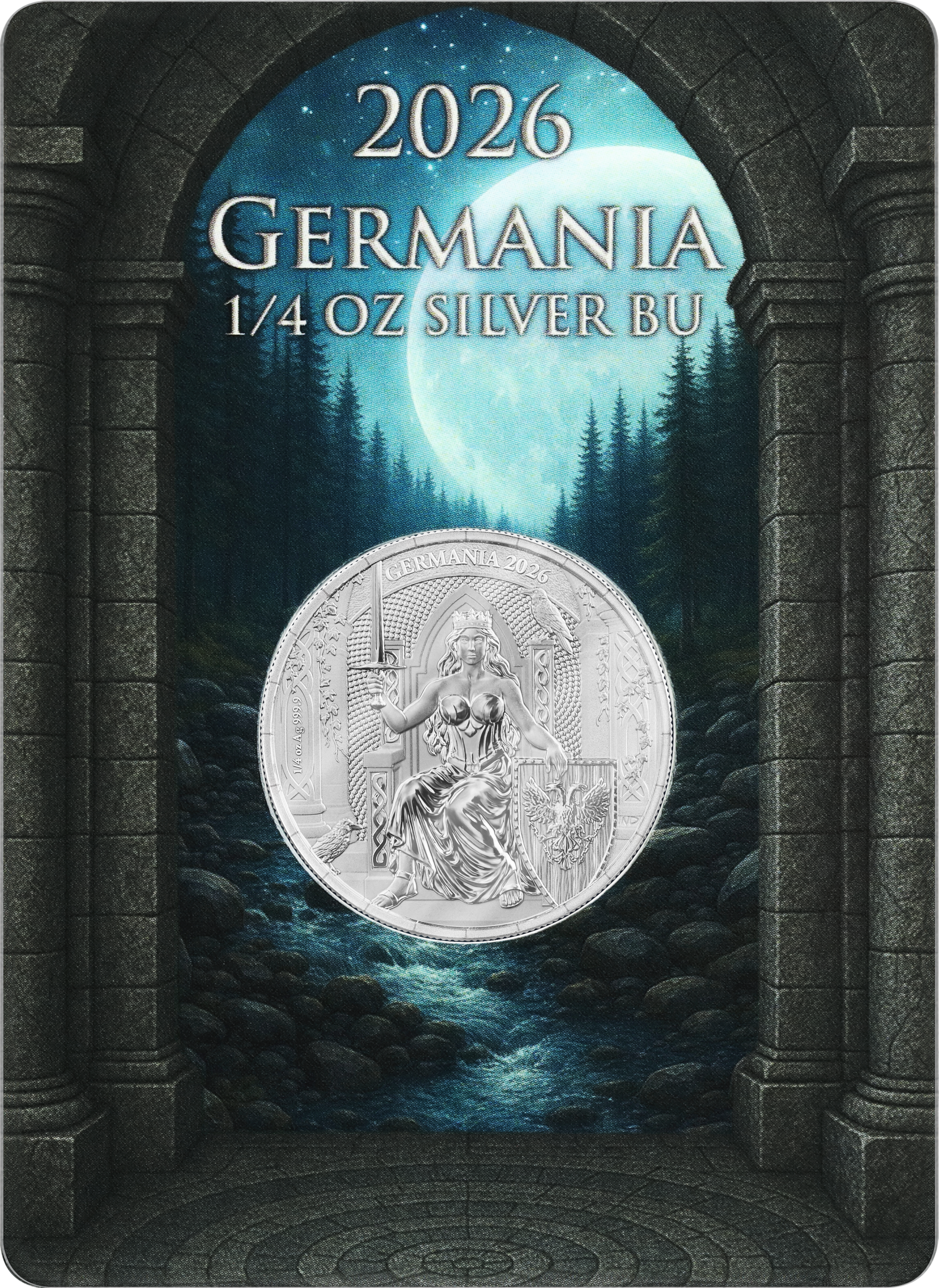 Germania Mint 2026 Germania 1/4oz Silver Bullion Coin