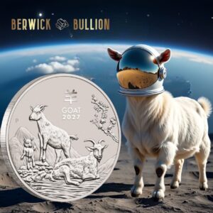 Perth Mint 2027 Year of the Goat 1oz Silver Bullion Coin in Capsule (1oz) **PRE-ORDER | Stock Expected TBA**