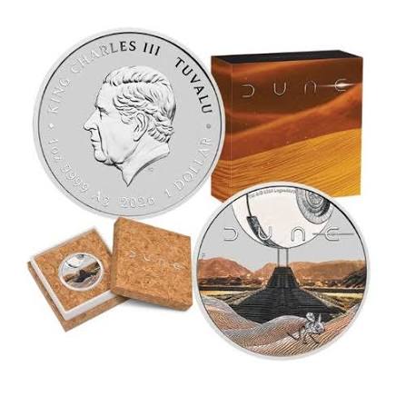 2026 Perth Mint DUNE 1oz Silver Coloured Proof Coin